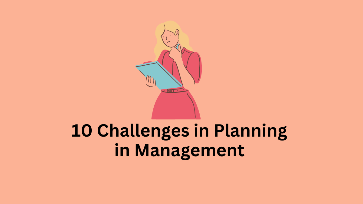 challenges in planning