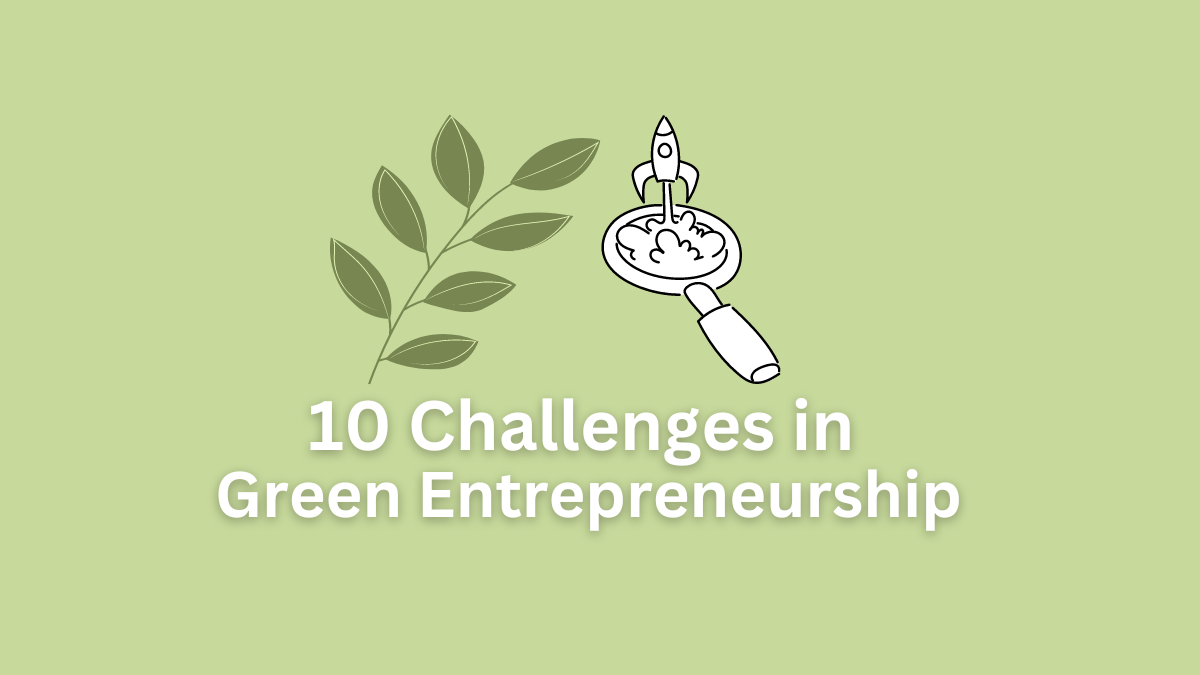 challenges in green entrepreneurship